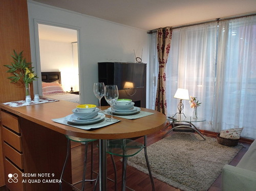 Imagen 13 de 15 de Arriendo Departamento Amoblado En Centro De Santiago