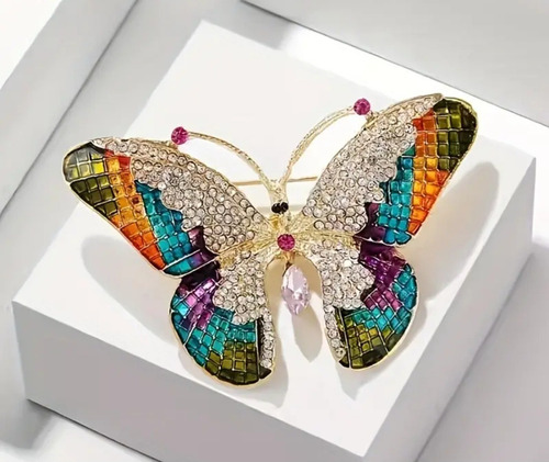 Broche Elegante Para Fiestas Amarillo