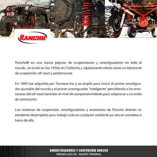 Imagen 7 de 8 de 4 Amortiguadores Rancho Hummer H2 2008 2009