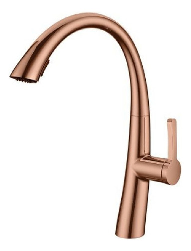 Torneira Monocomando Para Cozinha Rose Gold Com Extensor