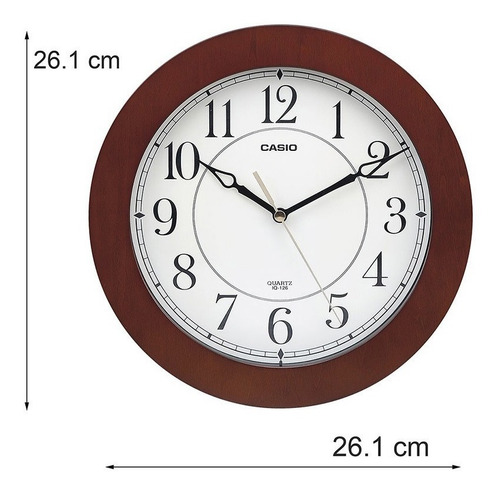Imagen 3 de 6 de Reloj Pared Casio Iq-126 Colores Surtidos Relojesymas