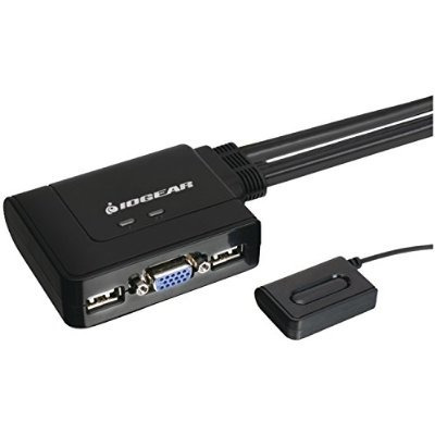 Iogear 2 Puertos Usb Kvm Switch Con Cables Y Gcs22u Remoto (