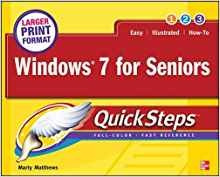 Windows 7 For Seniors Quicksteps