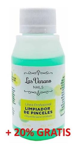 Limpiador De Pinceles Las Varano 100 Ml