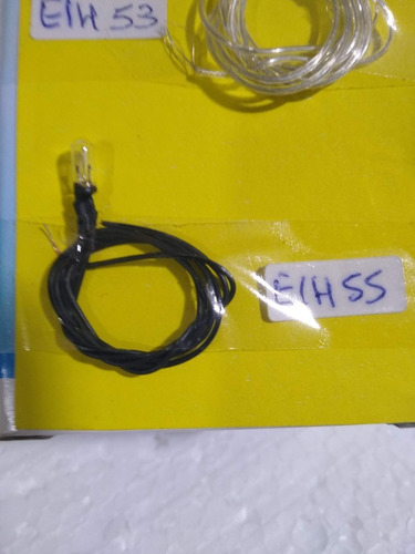 Imagen 6 de 6 de Nico 3 Lamparas D 3 Mm D 6 Volt Con Cable Esc.todas (eih 55)