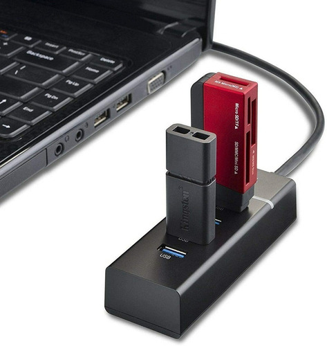 Imagen 6 de 6 de Multi Usb 3.0 4 Puertos Hub Multipuerto Conector Adapter