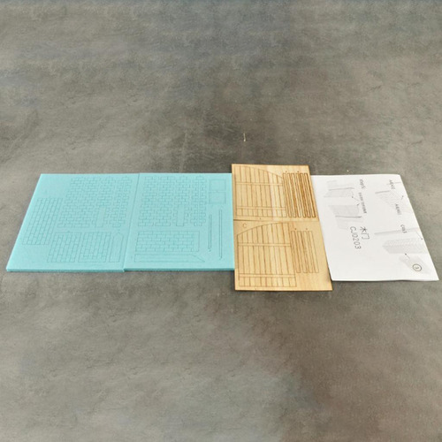 Kits De Parede De Porta 1/35 Sem Pintura, Cenário De