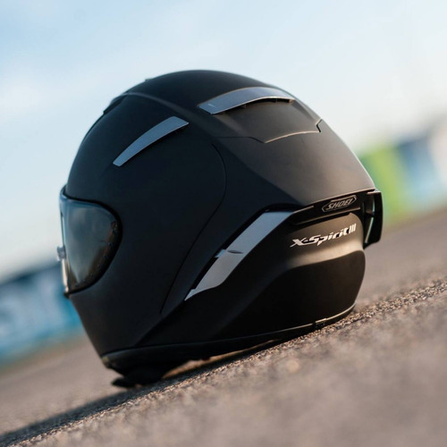 Casco Shoei X Spirit 3 negro mate con casco Inmetro Seal, talla 61/62 (xl), color negro mate