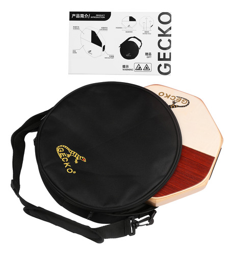 Tambor De Percusión Tipo Cajón Para Batería Gecko Sd6 Bag