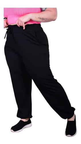 Pantalon Babucha  Modal C/elastico Y Bolsillos (kav) T6 A 12