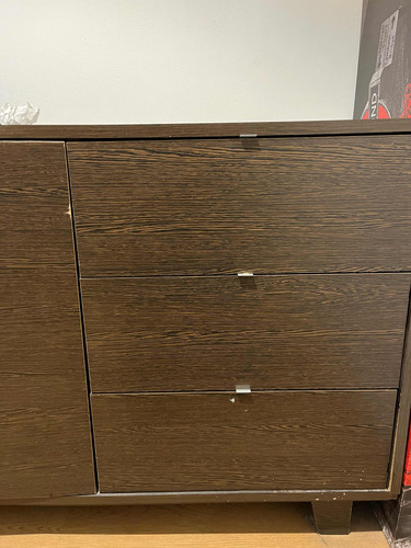 Mueble Cómoda Cajonera Madera Marrón (Usado)
