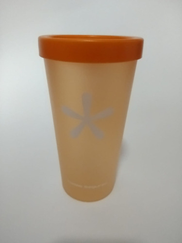 Copo Nutri Com Tampa Coza Cor Laranja