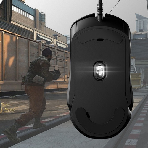 Ratón De Precisión Con Sensor Óptico, 9 Botones Programables Para Juegos Multigénero, Steelseries Rival 5, Negro