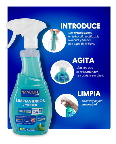 Pack Limpieza Hogar Deysa Nanolife - Recargas