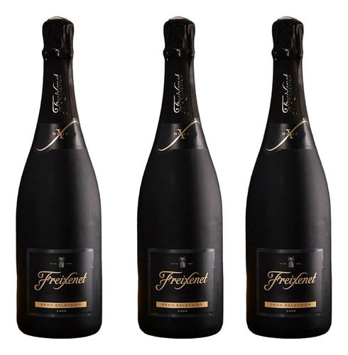 Freixenet Gran Reserva Cordon Negro Brut 750cc 3 Unidades