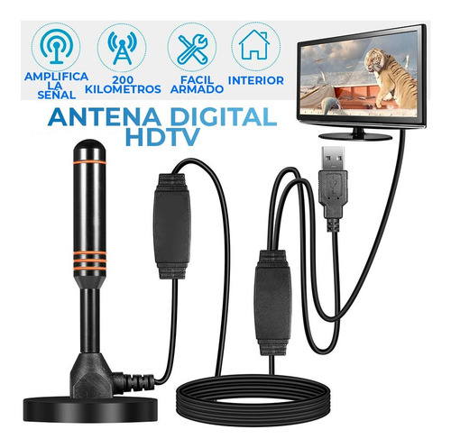 Antena Para Tv Digital Alta Defnicion 4k Interior Exterior