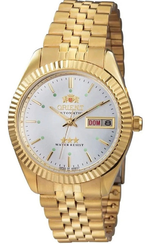 Relógio Orient Masculino Dourado Automatico 469ec7f B1kx