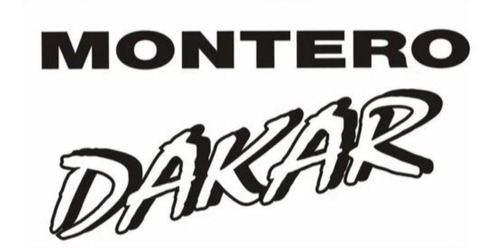Calcomanía Montero Dakar Mitsubishi Incluye El Kit Completo 
