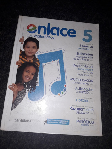 Libro Enlace 5 Matemática 