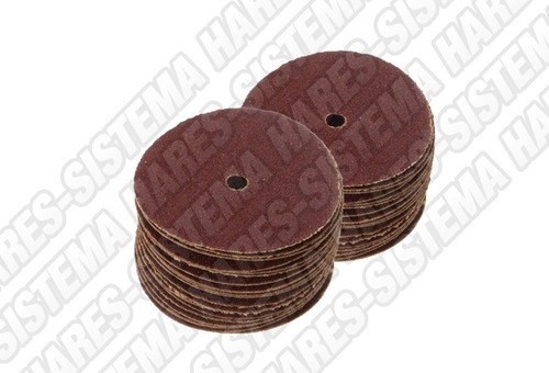 Mini Discos Lija Stronger Grano 220 Ø19mm X 36u Torno T212