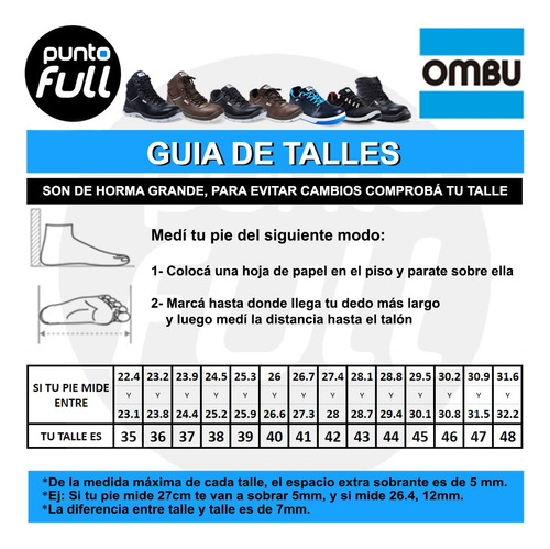 Zapato Ombu Ozono, Calzado De Trabajo Y Seguridad Confort
