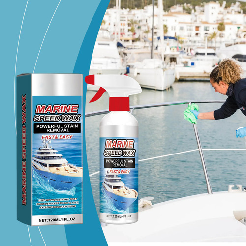 Spray De Limpeza De Espuma Marinha Marine Hull Speed Wax 120