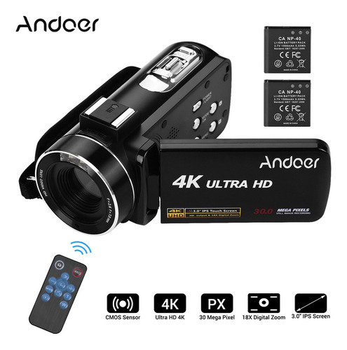 Andoer 4k Ultra Hd Handheld Dv Video Digital Profesional