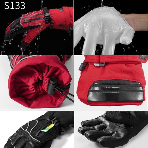 Imagen 2 de 7 de Guantes Rockbros -10º / -20º Nieve Moto Bicicleta Montañismo