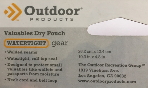 Imagen 4 de 4 de Bolsa Seca Impermeable Contra Agua Cartera Llaves Outdoor