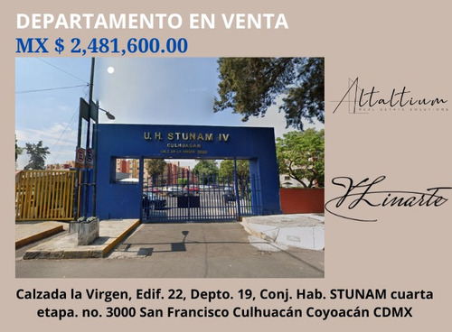 Departamento En Venta En Calz De La Virgen Coyoacan Cdmx I Vl11-bn-016