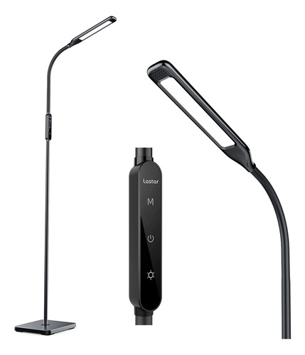 Lmpara De Pie Led, Lmpara De Lectura Lastar De Pie Con 4 Col