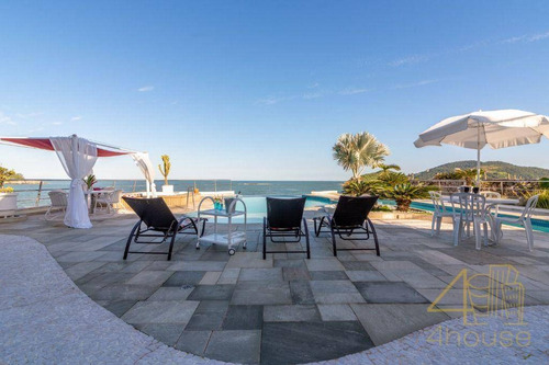 Imagem 3 de 30 de Mansão À Venda No Guarujá, Vista Para O Mar. 1411 M², Mobiliada E Decorada, Alto Padrão, 10 Suítes E Lazer Completo. Balneário Praia Do Pernambuco - Ca0599