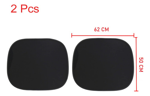 Kit Par Cortina Quitasol Parasol Ventana Para Auto 50x62cm