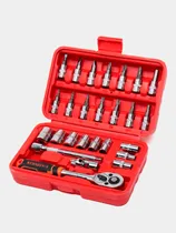 Comprar Juego Dados Rachet Extension Cardan 26 Piezas Cuadrante 1\u002F4