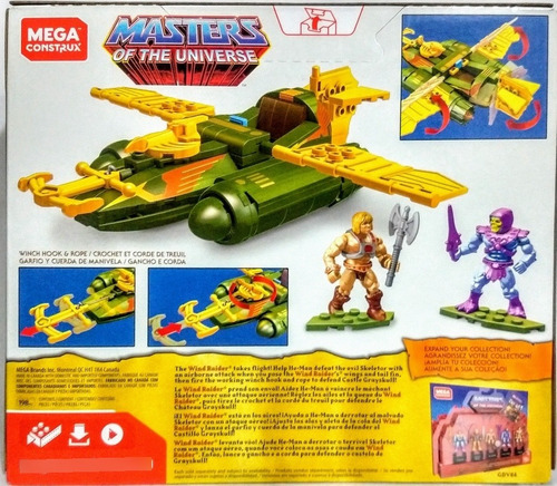 Heman Y Skeletor Ataque De Wind Raider Mega Construx