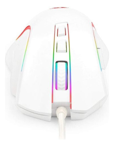 Mouse Gamer Redragon Griffin M607 Rgb 7200 Dpi Blanco