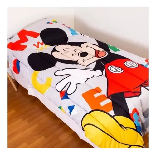 Acolchado Infantil Mickey Mouse Disney Piñata 1 1/2 Plaza