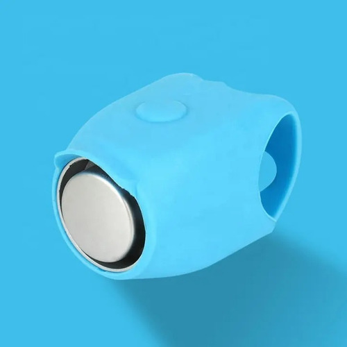 Timbre Claxon Para Bicicleta Original Electrónico Azul