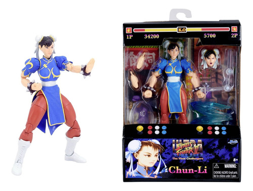 Figura Articulada Street Fighter Ii Ultra Chun-li Jada Toys