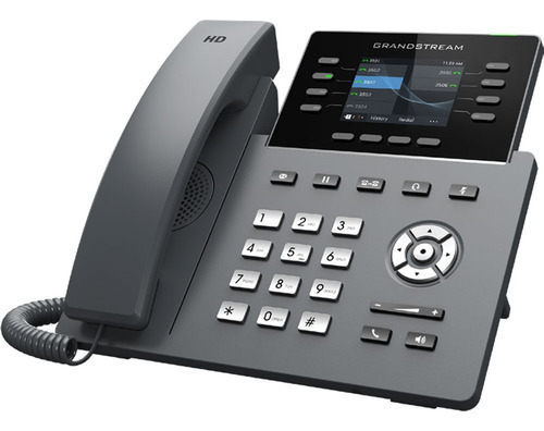 Teléfono Ip 8 Líneas Grandstream GRP2624 4 Cuentas Sip Lcd Audio Hd poe