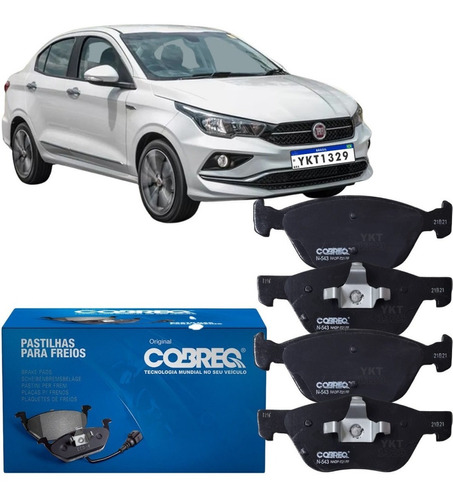 Pastilha Freio Original Fiat Cronos Precision 2019 2020 2021