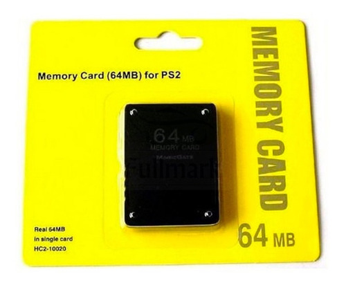 Memory Card Ps2 64 Mb Negra