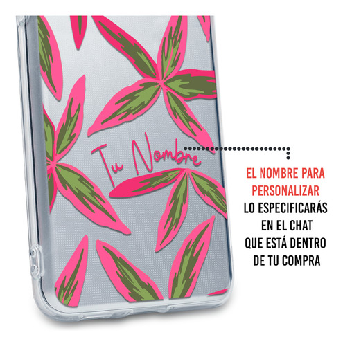 Funda Para Realme Hojas Flores Para Mujer Tu Nombre