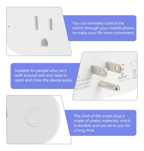 Enchufe Portátil De Control Remoto Wifi Us