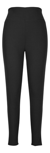 B X Para Mujer, Talla Grande, Cintura Alta, Elástico, Color