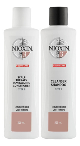 Nioxin Duo 300ml Duo Shampoo y acondicionador Sistema 5 de menta en botella de 300mL de 600g por 1 unidad