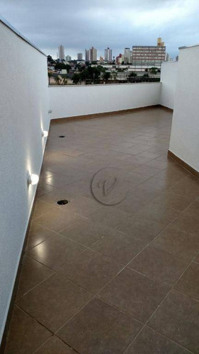 Imagem 6 de 16 de Cobertura Com 2 Dormitórios À Venda, 90 M² Por R$ 338.000,00 - Vila América - Santo André/sp - Co0339