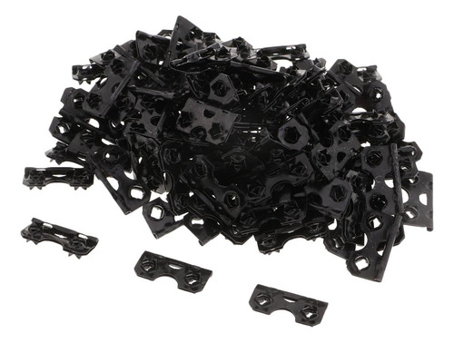3 X 100pcs 28x15mm Com Orifícios Duplos De Metal