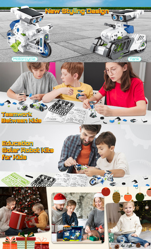 ... Kit De Brinquedos Educativos Science Solar Robot Para Cr