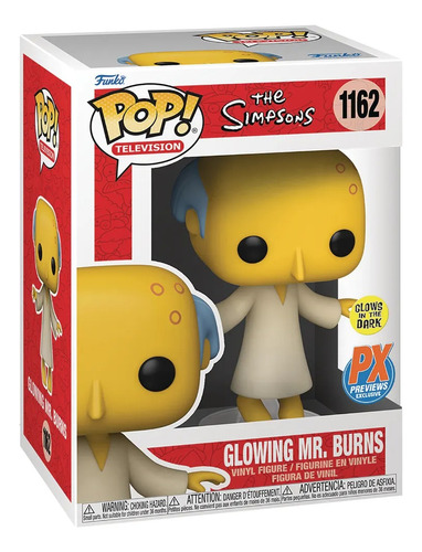 Pop Simpsons Alien Mister Burns Vinyl Figure